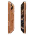 Калъф за iPhone 17 Pro - Spigen Ultra Hybrid MagSafe - Прозрачен / Оранжев