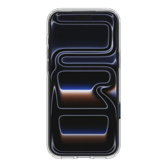 Калъф за iPhone 17 Pro - Spigen Ultra Hybrid MagSafe - Прозрачен / Тъмносин