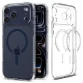 Калъф за iPhone 17 Pro - Spigen Ultra Hybrid MagSafe - Прозрачен / Тъмносин
