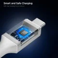 Кабел за данни Spigen Essential (EB10010CC) - Type-C към Type-C, 100W, 1м - Бял