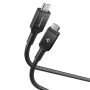 Кабел за данни Spigen Essential (EB10020CC) - Type-C към Type-C, 100W, 2м - Черен