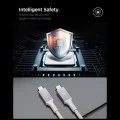 Кабел за данни Spigen Essential (EB24012CC) - Type-C към Type-C, 240W, 8K, 1.2м - Бял