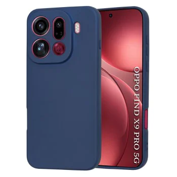 Калъф за Oppo Find X9 Pro - Techsuit SoftFlex - Тъмносин