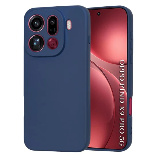 Калъф за Oppo Find X9 Pro - Techsuit SoftFlex - Тъмносин