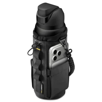 Магнитна термо чанта Spigen Magnetic Tumbler Bag LF500 - за аксесоари и телефон - Черна