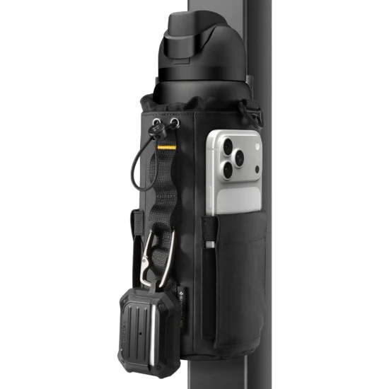 Магнитна термо чанта Spigen Magnetic Tumbler Bag LF500 - за аксесоари и телефон - Черна