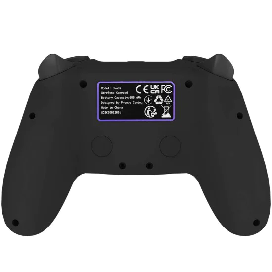 Безжичен контролер Proove Skadi (WGSK00022001) - за PS4/PC/Android - Черен
