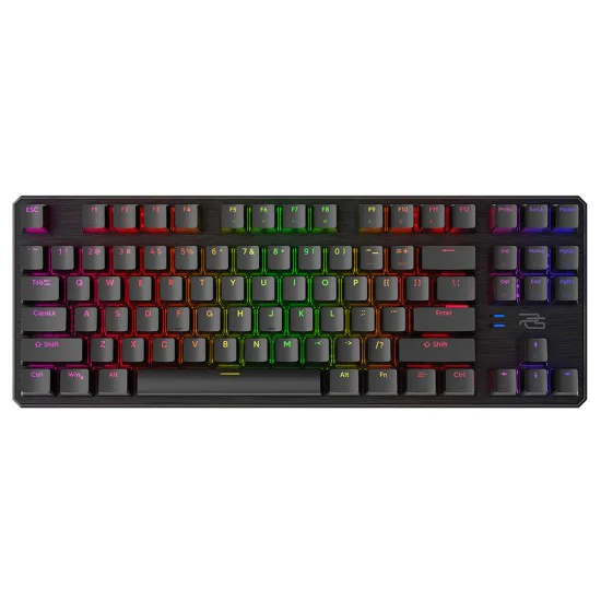 Механична клавиатура Proove Everfrost (CKEVEN00000401) - RGB, 87 клавиша - Черна