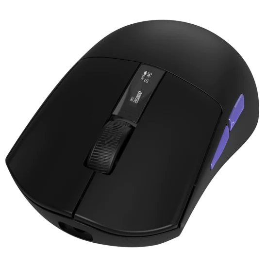 Безжична геймърска мишка Proove Jester 8K (WMJS00022001) - OLED дисплей, 26000DPI - Черна