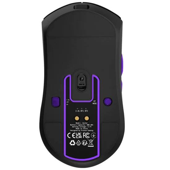 Безжична геймърска мишка Proove Jester 8K (WMJS00022001) - OLED дисплей, 26000DPI - Черна