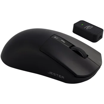 Безжична геймърска мишка Proove Jester 8K (WMJS00022001) - OLED дисплей, 26000DPI - Черна