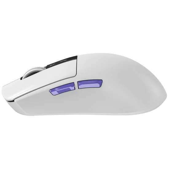Безжична геймърска мишка Proove Jester 8K (WMJS00022002) - OLED дисплей, 26000DPI - Бяла