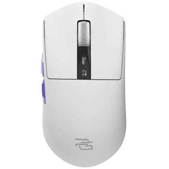 Безжична геймърска мишка Proove Jester 8K (WMJS00022002) - OLED дисплей, 26000DPI - Бяла