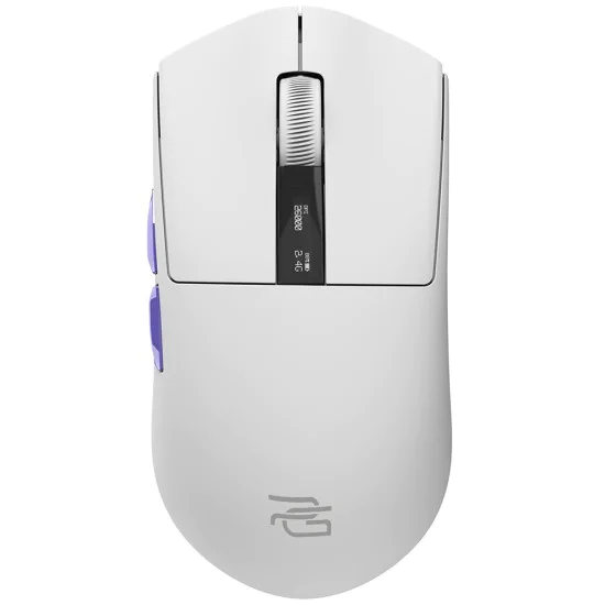 Безжична геймърска мишка Proove Jester 8K (WMJS00022002) - OLED дисплей, 26000DPI - Бяла