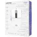 Безжична геймърска мишка Proove Jester 8K (WMJS00022002) - OLED дисплей, 26000DPI - Бяла