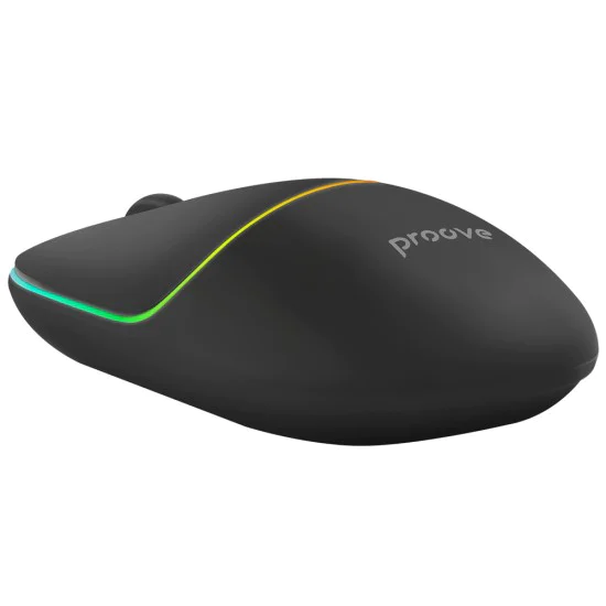 Безжична офис мишка Proove Blink (WMBL00002001) - Ергономична, BT/2.4GHz - Черна