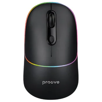 Безжична офис мишка Proove Blink (WMBL00002001) - Ергономична, BT/2.4GHz - Черна