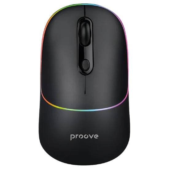 Безжична офис мишка Proove Blink (WMBL00002001) - Ергономична, BT/2.4GHz - Черна