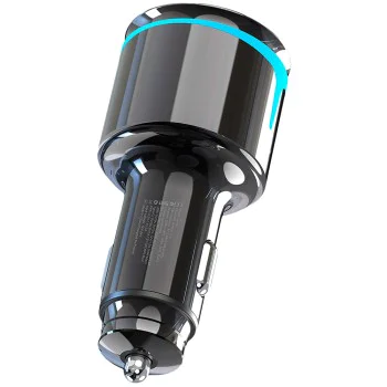 Зарядно за кола с FM трансмитер Proove (FMNX30110001) - Bluetooth 5.3, Fast Charge, 30W - Черно