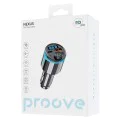 Зарядно за кола с FM трансмитер Proove (FMNX30110001) - Bluetooth 5.3, Fast Charge, 30W - Черно