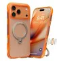 Калъф за iPhone 17 Pro Max - Torras Ostand Spin Air Series - Хоризонт оранжев