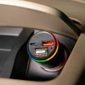 Зарядно за кола с FM трансмитер Proove (FMPD30110006) - Bluetooth 5.3, Fast Charge, 30W - Сребристо