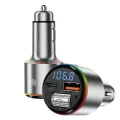 Зарядно за кола с FM трансмитер Proove (FMPD30110006) - Bluetooth 5.3, Fast Charge, 30W - Сребристо
