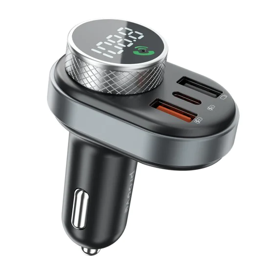 Зарядно за кола с FM трансмитер Proove (FMSL30110001) - Bluetooth 5.4, Fast Charge, 30W - Черно