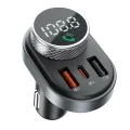 Зарядно за кола с FM трансмитер Proove (FMSL30110001) - Bluetooth 5.4, Fast Charge, 30W - Черно