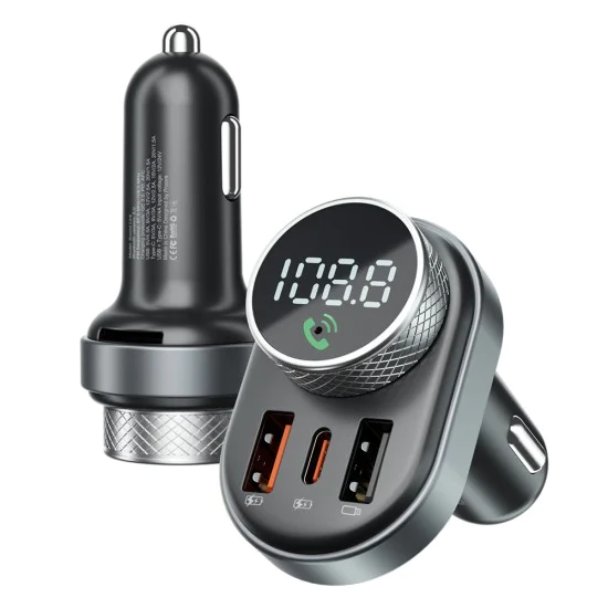 Зарядно за кола с FM трансмитер Proove (FMSL30110001) - Bluetooth 5.4, Fast Charge, 30W - Черно