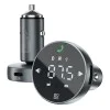 Зарядно за кола с FM трансмитер Proove (FMSS30110003) - Тъчскрийн, Bluetooth 5.0, 30W - Сиво