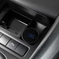 Зарядно за кола с FM трансмитер Proove (FMSS30110003) - Тъчскрийн, Bluetooth 5.0, 30W - Сиво