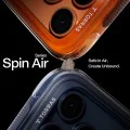 Калъф за iPhone 17 Pro Max - Torras Ostand Spin Air Series - Среднощен син