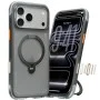 Калъф за iPhone 17 Pro Max - Torras Ostand Spin Air Series - Наситено черен