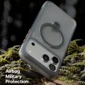 Калъф за iPhone 17 Pro Max - Torras Ostand Spin Air Series - Наситено черен