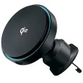 Стойка за кола с безжично зареждане Proove Light Circle (WHLC15010002) - Qi2, 15W - Метално сива
