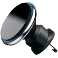 Стойка за кола с безжично зареждане Proove Magic Circle (WHMC15020006) - Магнитна, 15W - Сребриста