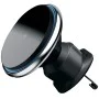 Стойка за кола с безжично зареждане Proove Magic Circle (WHMC15020006) - Магнитна, 15W - Сребриста