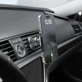 Стойка за кола с безжично зареждане Proove Magic Circle (WHMC15020006) - Магнитна, 15W - Сребриста