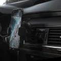 Стойка за кола с безжично зареждане Proove Triple Clamp (WHTC15010001) - Автоматична, 15W - Черна