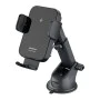 Стойка за кола с безжично зареждане Proove Triple Clamp (WHTC15010001) - Автоматична, 15W - Черна