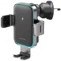 Стойка за кола с безжично зареждане Proove Triple Clamp Pro (WHTP15010004) - 2в1, Qi2, 15W - Метално сива