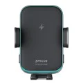 Стойка за кола с безжично зареждане Proove Triple Clamp Pro (WHTP15010004) - 2в1, Qi2, 15W - Метално сива