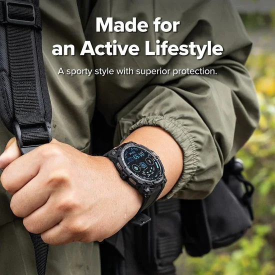 Каишка за Samsung Galaxy Watch8 (44mm) - Ringke Rugged Gear - Черен