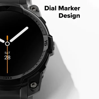 Каишка с корпус за Samsung Galaxy Watch8 (44mm) - Ringke Rugged Gear - Изцяло черен