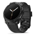 Каишка с корпус за Samsung Galaxy Watch8 (44mm) - Ringke Rugged Gear - Изцяло черен