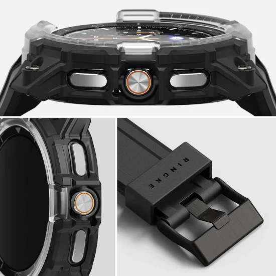 Каишка за Samsung Galaxy Watch8 Classic - Ringke Rugged Gear - Черен