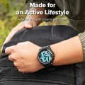 Каишка с корпус за Samsung Galaxy Watch8 Classic - Ringke Rugged Gear - Изцяло черен