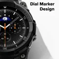 Каишка с корпус за Samsung Galaxy Watch8 Classic - Ringke Rugged Gear - Изцяло черен