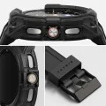 Каишка с корпус за Samsung Galaxy Watch8 Classic - Ringke Rugged Gear - Изцяло черен